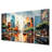 City Singapore Popart VI Cities & Countries Wall Decor on Metal