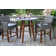Riverton High-Density Polyethylene (HDPE) Wicker Outdoor 26'' Counter Stool with Cushion