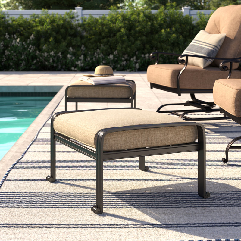 Lebanon Metal Outdoor Ottoman