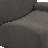 Chue Gray Upcycled Fabric Modular Loveseat-120199283