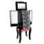 Fashion Prints Freestanding Hand Painted Jewelry Armoire