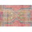 Tapis rétro en laine - motif unique de style Oushak antique d'Anatolie parfait pour les salons et la décoration intérieure