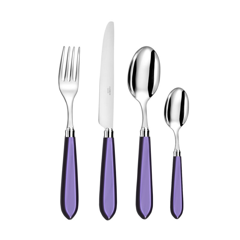 Owen 24 Piece Cutlery Set, Service for 6, Amethyst