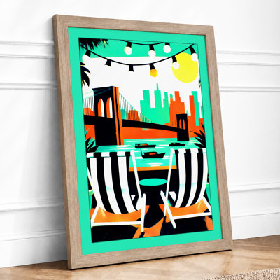 Poolside Reverie Mid-Century - Print