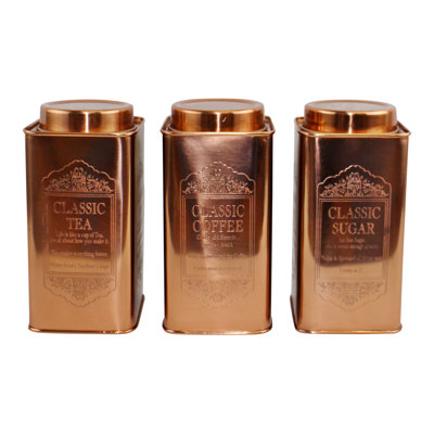 Metal Jar - Set of 3