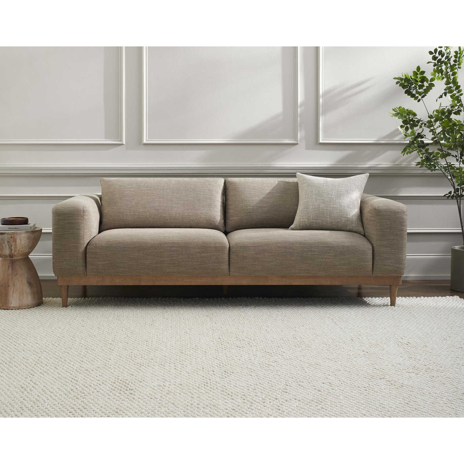 Baelee 89" Linen Sofa
