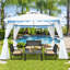 Leontij 3m x 3m Steel Patio Gazebo