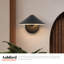 Applique murale Dilys noir mat de 9 po-1872254132