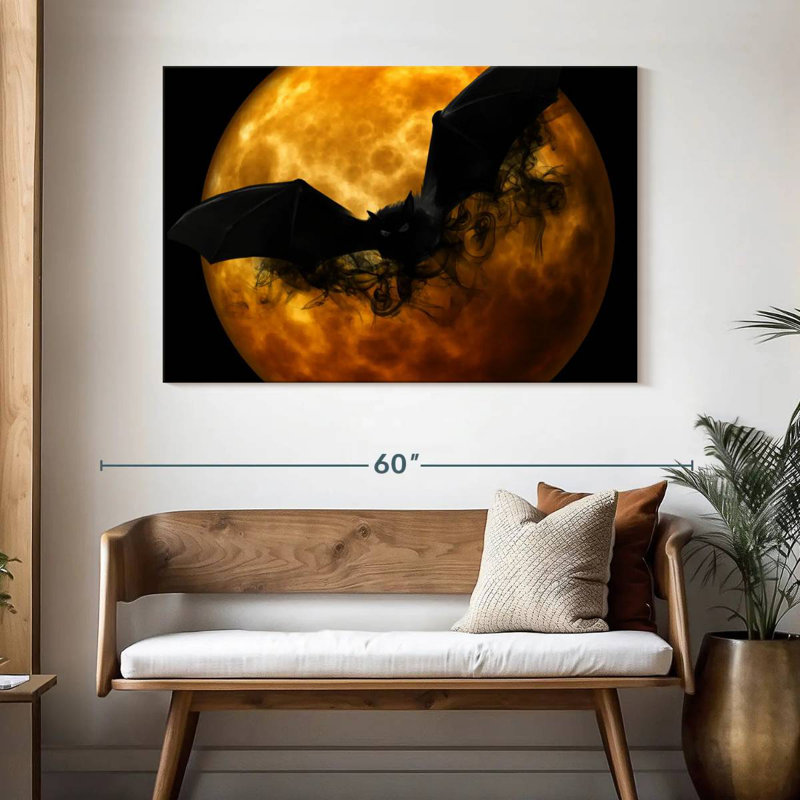 Hitzel Demon Bat, 32" H x 48" W