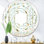Miroir mural sans cadre whirl feuillage i artisanat american