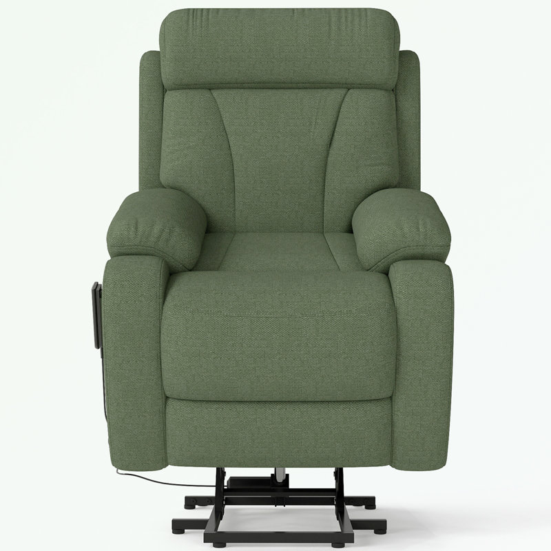 Power Lift Recliner with side pocket, Dark Green