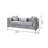 Gloria Traditional Style button tufted Sofa