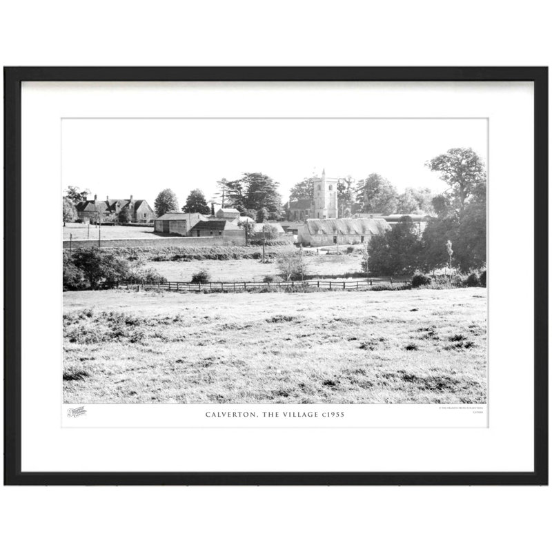 Calverton, The Village C1955 by Francis Frith - Single Picture Frame Print, 60cm H x 80cm W x 2.3cm D