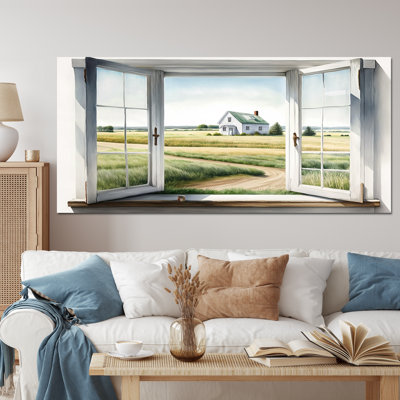 «Window to Landscape Views II», reproduction sur toile