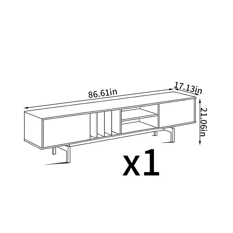 Simple modern high-end TV stand