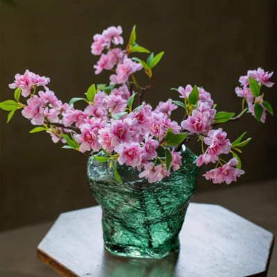 Petite tige de fleur de pêcher 16,5 po de hauteur