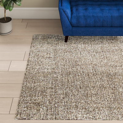 Tapis en laine touffeté à la main Britley