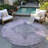 Machine Washable Indoor/Outdoor Xhevrie Plum Rug-1345472394