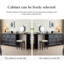 Coiffeuse de maquillage moderne avec miroir, tiroirs-118727043