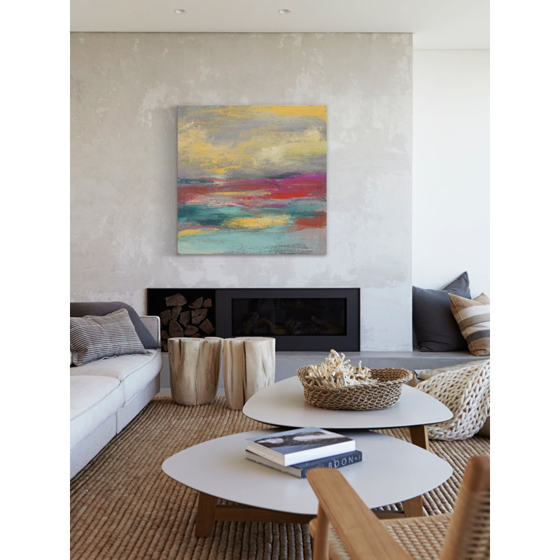 " Sunset Study I ", 18" H x 18" W x 1.5" D