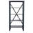 72 in. Industrial Garage Shelving Unit with Acacia Wood Shelves & Metal Frame