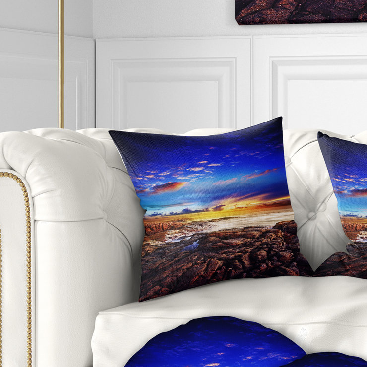 Coussin Sunset, 16 po x 1 po, Coussin décoratif