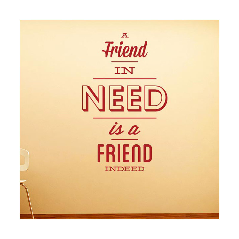 Wall Decal, Medium, Dark Red