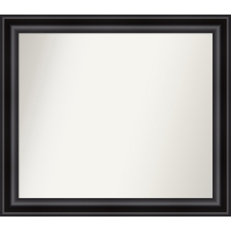 Miroir d'appoint mural en plastique Churchton, 34,75 po x 39,75 po