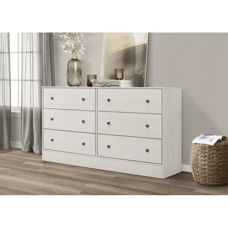 Commode double l 6,6 po Burkin, Beige-gris