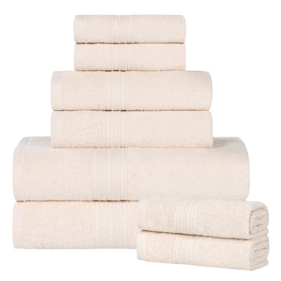Asleigh 8-Piece Cotton Towel Set