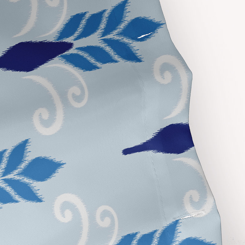 Rideau de douche simple Friendship, Bleu
