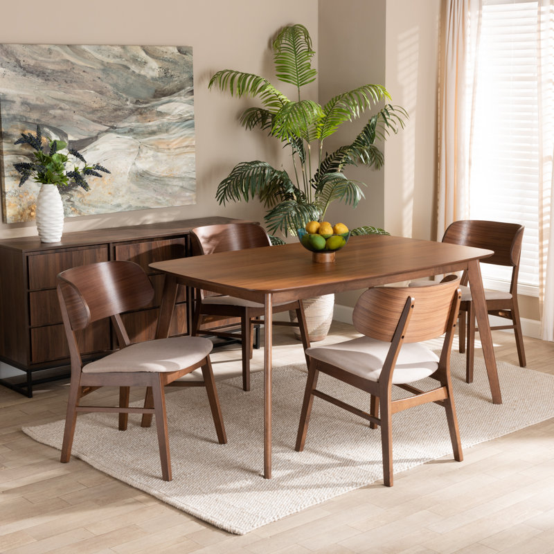 Ensemble repas pour 4 personnes Cadie, Beige