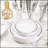 Durable Gold and Silver Plastic Tableware Set for Large Gatherings, Reusable and Elegant for 50+ Guests