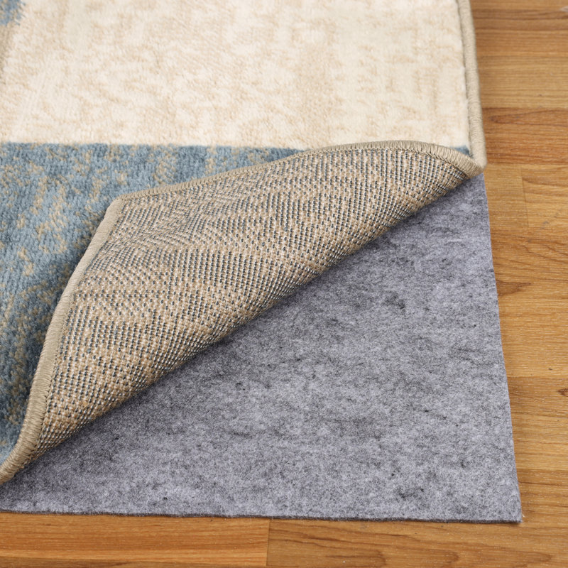Penna Dual Surface Felt Rubber Non-Slip Rug Pad, Rectangle 6' x 9'