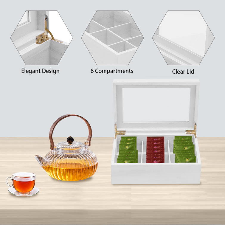 Superb Quality clear acrylic tea bag organizer box With Luring Discounts 