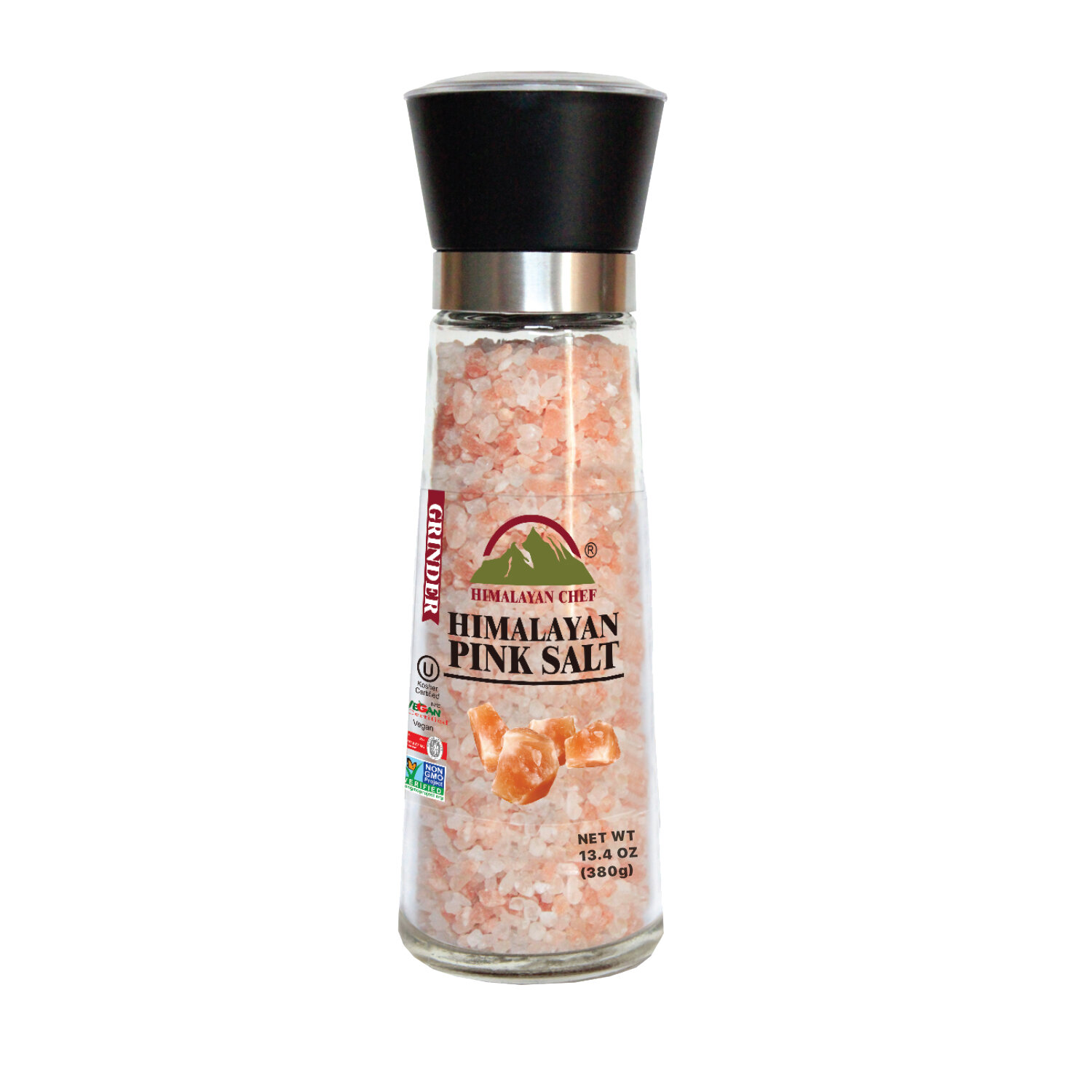Himalayan Chef Salt Grinder, Refillable-13 Ounce & Reviews