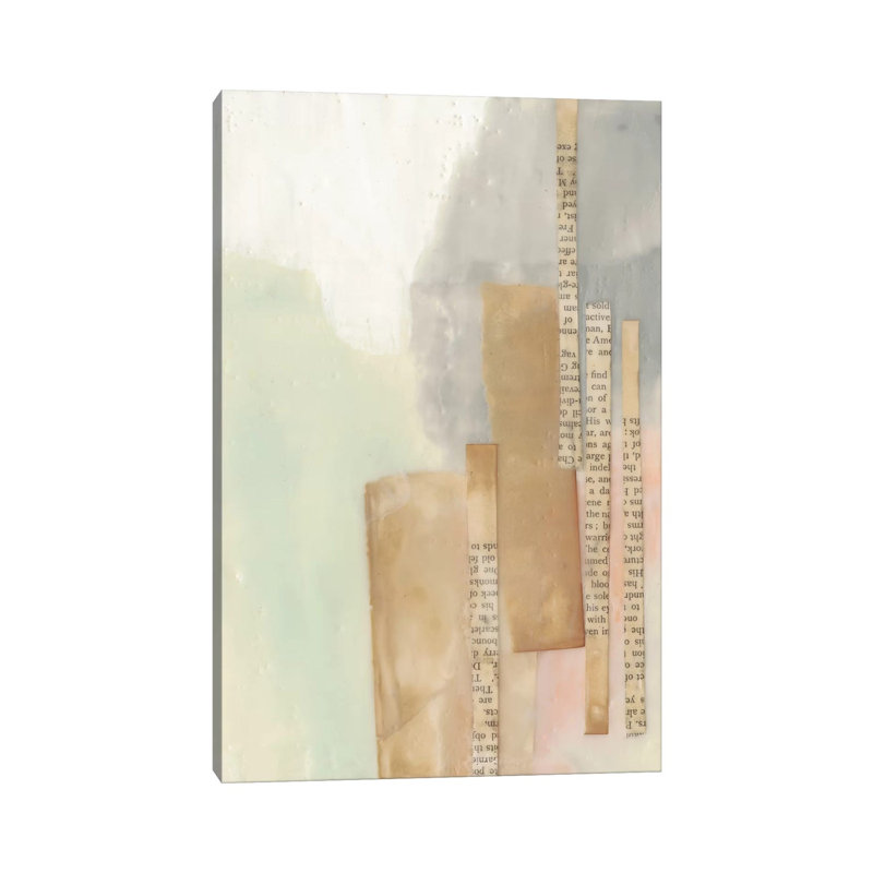 In Line I by Jennifer Goldberger - Wrapped Canvas Print, 20.32 cm H x 30.48 cm W