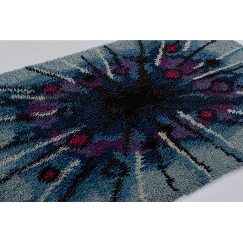 Scandinavian One-of-a-Kind 4'7x6'6 Hand Knotted Area Rug