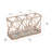 Metal 3 Compartment Makeup Organizer