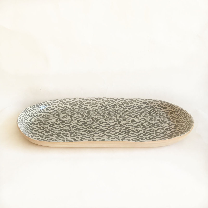 Charcoal Stoneware Platter