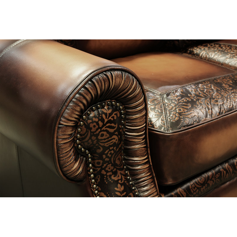Balmoral Leather Sofa, No, Mustang (Maestro Artisano), Espresso