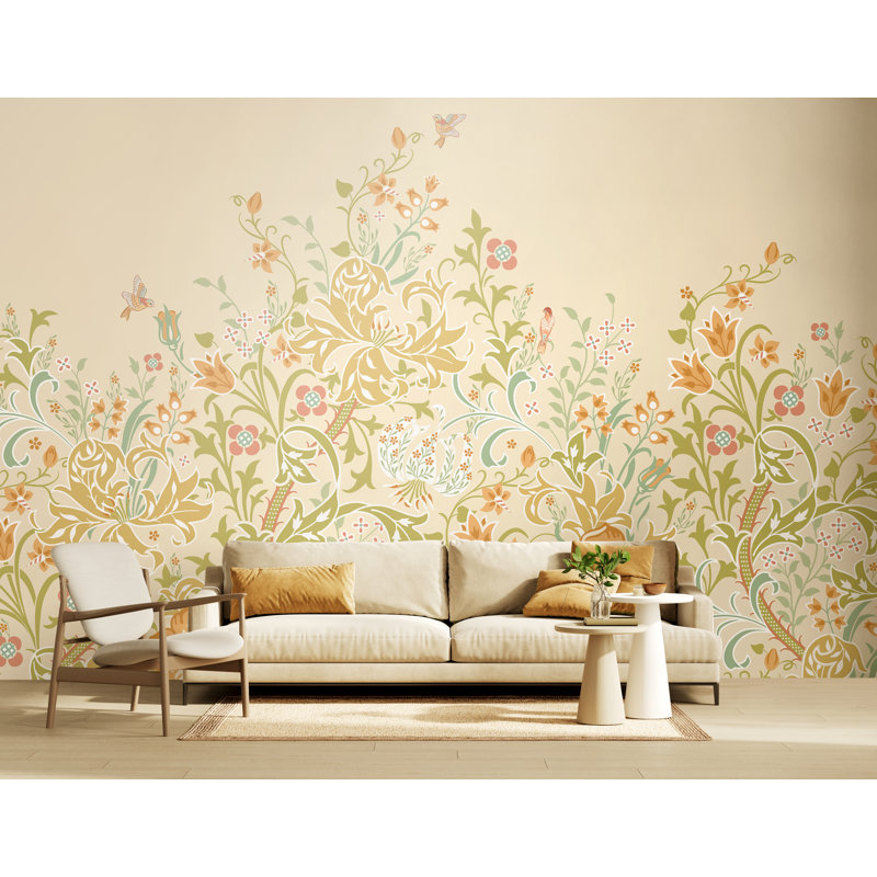 ClassicLiving Trailing Lily Matte Roll, Buttercup Matt, 300cm L x 240cm W
