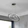 Hal 3 - Light Silver LED Crystal Pendant