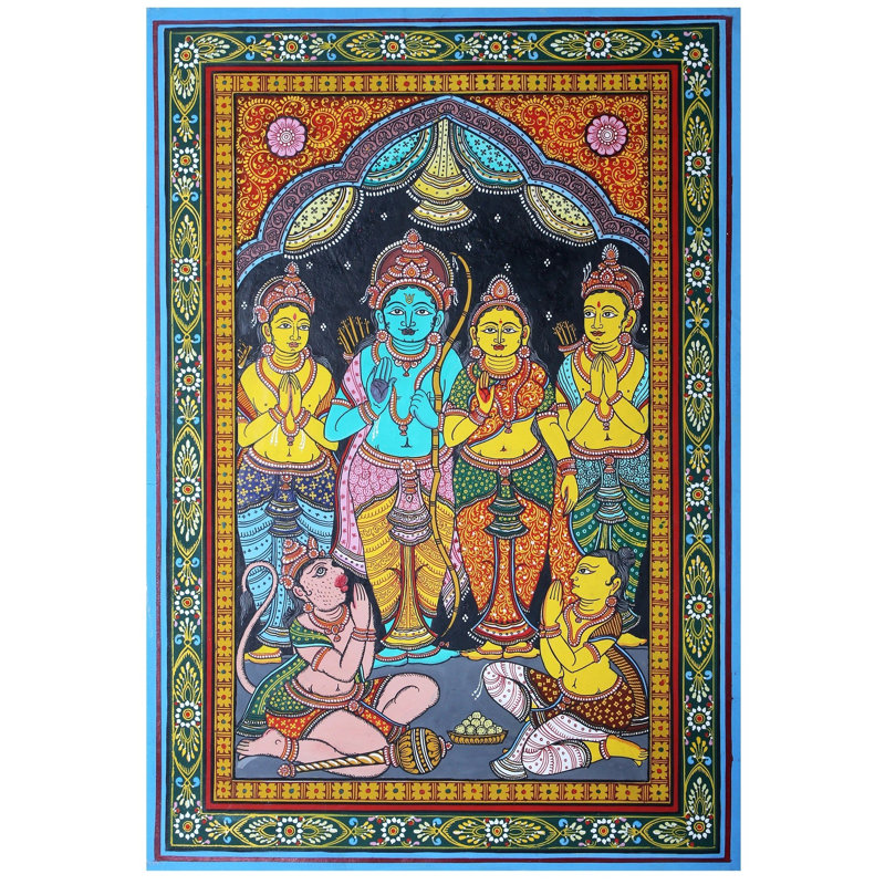 Ram Darbar | Paata, peinture de l'Orissa