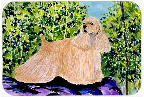 East Urban Home Cocker Spaniel Glass Cutting Board