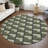 Machine Washable Indoor/Outdoor Lipman ACN2416 Geometric Rug-830458368