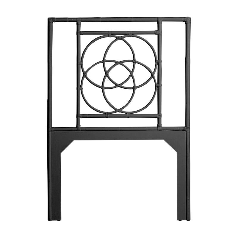 Emilia Open-Frame Headboard, Twin, Black