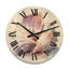 Horloge murale en bois aquarelle-1674936854