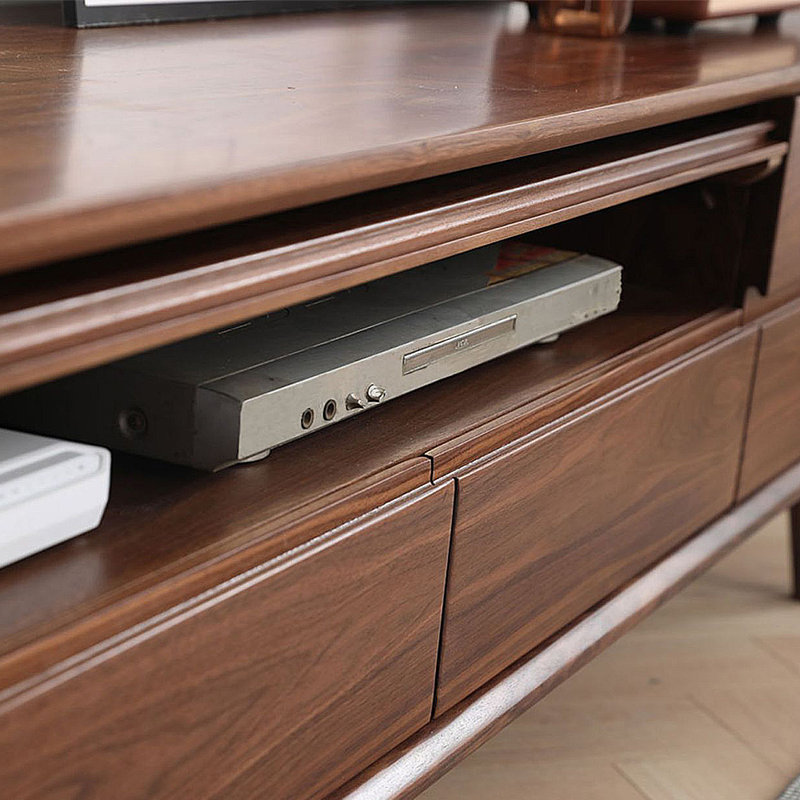 Modern minimalist multi-functional TV cabinet, 19.69"H x 86.61"L x 15.75"W