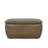 Sana Genuine Italian Leather Storage Ottoman